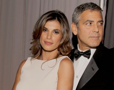 George Clooney and Elisabetta Canalis