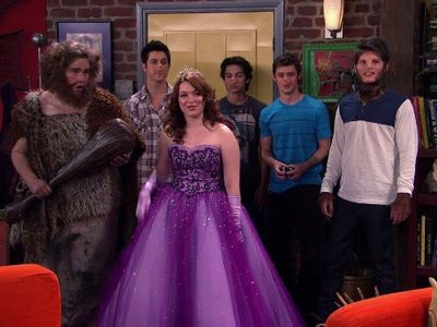 Jennifer Stone, David Henrie, Jake T. Austin, Daniel Benson, Gregg Sulkin, and Joe Wiebe in Wizards of Waverly Place (20