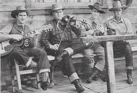 Ken Card and Ray Whitley in Bar Buckaroos (1940)