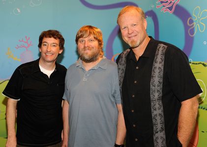 Bill Fagerbakke, Tom Kenny, and Paul Tibbitt at an event for SpongeBob SquarePants (1999)