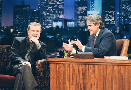 Jay Leno and Regis Philbin at an event for The Tonight Show with Jay Leno (1992)