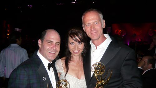 HBO Emmy Party with Mathew Weiner and Alan Taylor