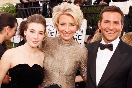 Emma Thompson, Bradley Cooper, and Gaia Wise