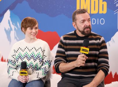 Alan Ball and Sophia Lillis at an event for Uncle Frank (2020)