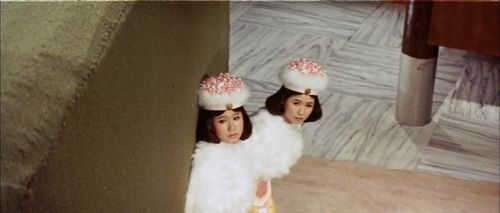 Emi Itô and Yumi Itô in Mothra vs. Godzilla (1964)