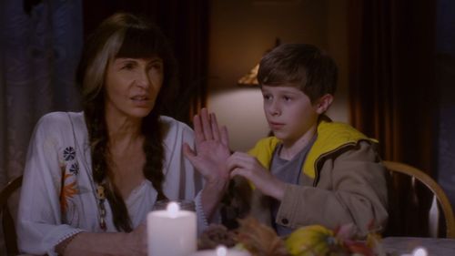 Mary Steenburgen and Graham Verchere in Turkey Hollow (2015)