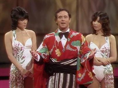 Jeff Altman, Keiko Masuda, and Mie in Pink Lady (1980)