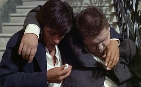 Alain Delon and Billy Kearns in Purple Noon (1960)