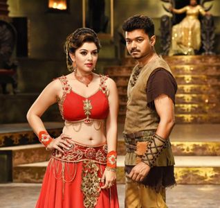 Joseph Vijay and Hansika Motwani in Puli (2015)