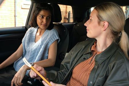 Rakhee Thakrar and Callie Cooke in Rules of the Game (2022)