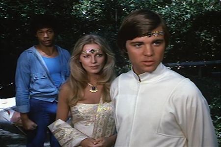 Cheryl Ladd, Carl Franklin, and Jim Poyner in The Fantastic Journey (1977)