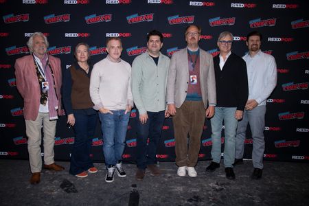 James Bobin, Dan Hennah, Erik Henry, Tish Monaghan, Dan Shotz, Jeff White, and John Steinberg at an event for Percy Jack