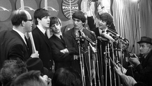 Paul McCartney, John Lennon, George Harrison, Ringo Starr, and The Beatles in How the Beatles Changed the World (2017)