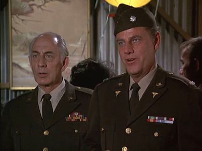 Robert F. Simon and McLean Stevenson in M*A*S*H (1972)