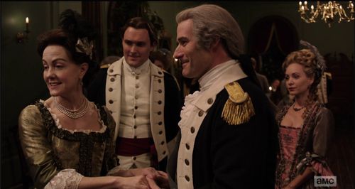 Lilli Birdsell, Ian Kahn, Ksenia Solo, and Owain Yeoman in TURN: Washington's Spies (2014)