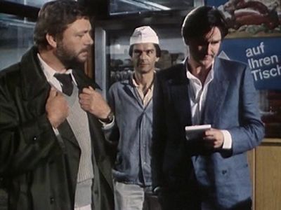 Uwe Friedrichsen, Helmut Zierl, and Günther Heitzmann in Schwarz Rot Gold: Kaltes Fleisch (1982)