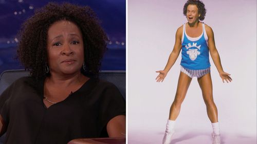 Richard Simmons and Wanda Sykes in Conan (2010)