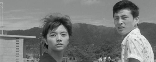 Tamio Kawaji and Yoshiko Nezu in Everything Goes Wrong (1960)