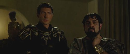 Joe Pingue and Sasha Roiz in Pompeii (2014)