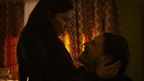 Still of Joey Marie Urbina and Sergio Peris-Mencheta in Snowfall and Ballad of the Bear