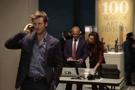 Amaury Nolasco, Ilfenesh Hadera, and Jack Cutmore-Scott in Deception (2018)