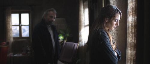 Haluk Bilginer and Melisa Sözen in Winter Sleep (2014)