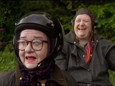 Clarissa Dickson Wright and Jennifer Paterson in Two Fat Ladies (1996)