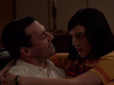 Jon Hamm and Jessica Paré in Mad Men (2007)