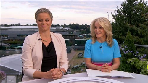 Tracy Austin and Kim Clijsters in Today at Wimbledon (1964)