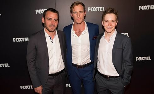 Ewen Leslie, Joel Jackson and James Fraser at event of Foxtel Upfronts (2014)