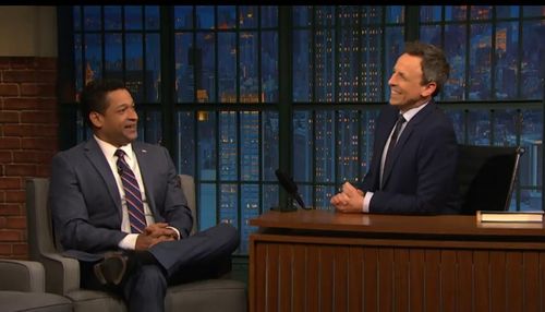 Alan R. Rodriguez as Senator David Jimenez on Late with Seth Meyers Show