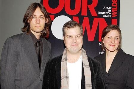 George Demas (center) Opening Night, NYC of David Cromer's production of 