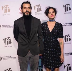 Nick Romano and Arelly Valderrama at the premiere of Stars at Noon in IFF Panama 2022.