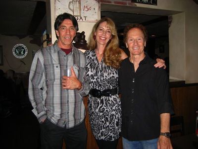 September 2011 -- with writer/ director Peter Foldy (right).