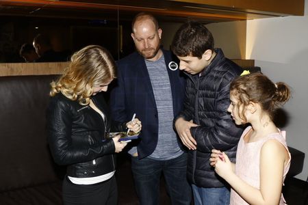 Ali Astin, Sabina Chamoy, and Asher Chamoy at an event for Bad Kids of Crestview Academy (2017)