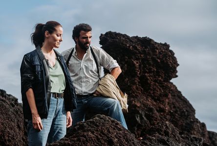 Maria João Bastos and Salvador Martinha in Turn of the Tide (2023)