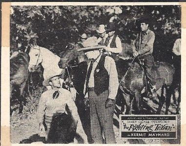 Kermit Maynard, Bruce Mitchell, and Rocky in The Fighting Texan (1937)