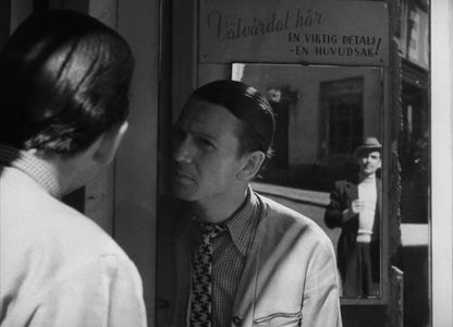 Birger Malmsten and Stig Olin in To Joy (1950)