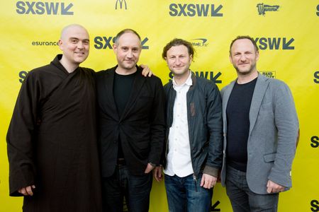 Max Pugh (left),Nick Francis (centre) & Marc J Francis (right) at SXSW Walk With Me Premiere