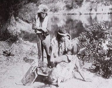 Carlyle Blackwell, Jane Wolfe, and Knute Rahm in Red Wing and the Paleface (1912)