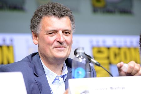 Steven Moffat at an event for Doctor Who (2005)