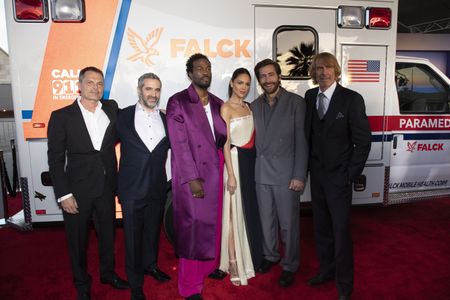 Michael Kase, Brad Fischer, Yahya Abdul-Mateen, Eiza Gonzalez, Jake Gyllenhaal, Michael Bay - Ambulance Premiere, Academ