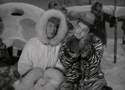 Lou Costello and Mitzi Green in Lost in Alaska (1952)