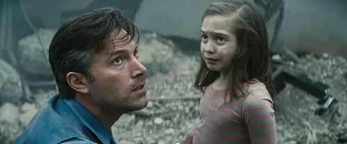 Ben Affleck and Ripley Sobo in Batman v Superman: Dawn of Justice (2016)