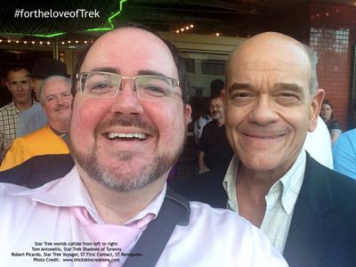 Actors Tom Antonellis and Robert Picardo at premiere of 