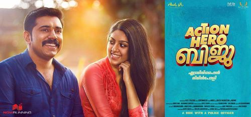 Nivin Pauly and Anu Emmanuel in Action Hero Biju (2016)