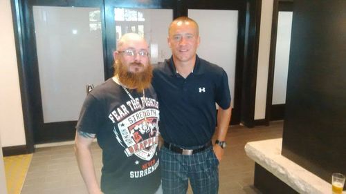 UFC Fighter Mark Hominick and me