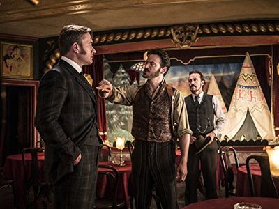 Jerome Flynn, Matthew Macfadyen, and Adam Rothenberg in Ripper Street (2012)