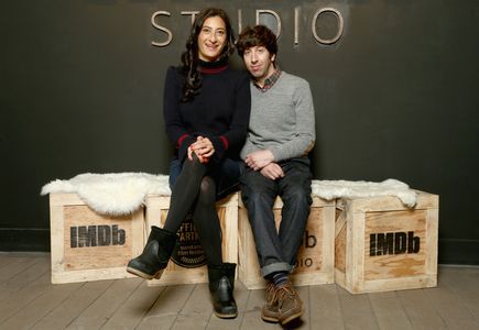 Simon Helberg and Jessica Sanders at an event for Shatterbox: End of the Line (2018)