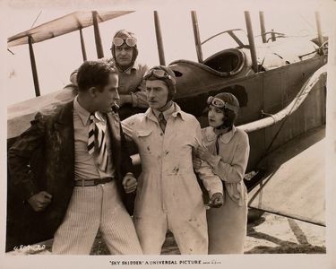 Helen Foster, Gilbert Holmes, Wilbur McGaugh, and Al Wilson in The Sky Skidder (1929)